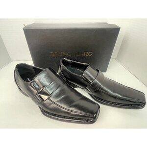Bruno Marc New York Giorgio-3 Men's Black Leather Casual Formal Dress Shoes US 9